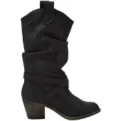Rocket dog Vrouwen/dames Sidestep Mid-Calf Western Boot (Zwart)