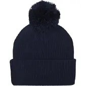 Umbro Unisex Bobble Beanie met logo voor volwassenen (Marine)