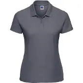 Russell athletic Russell Dames/Dames Klassiek Effen Poloshirt van Polycotton (Konvooi Grijs)