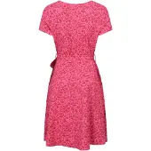 Mountain Warehouse Dames Santorini Bloemen Jersey Wikkeljurk (Rood)