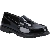 Hush puppies Dames/Dames Verity Leren Loafers (Zwart octrooi)