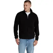 Mountain Warehouse Heren Stockholm Full Zip Fleecejack (Jet Zwart)