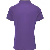 Premier Dames/dames Coolchecker korte mouw Pique Polo T-Shirt (Paars)