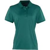 Premier Dames/dames Coolchecker korte mouw Pique Polo T-Shirt (Fles)