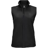 Sols Dames/Dames Race Softshell Gilet (Zwart)