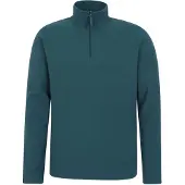 Mountain Warehouse Heren Camber II Half Zip Fleece Top (Benzine)