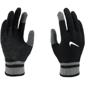 Nike Heren Y Grip Gebreide Handschoenen (Zwart)