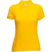 Fruit Of The Loom Vrouwen Dames-Fit 65/35 Poloshirt Korte Mouwen (Zonnebloem Geel)