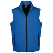 Sols Heren Race Softshell Body Warmer (Koningsblauw)