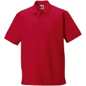 Russell athletic Russell Heren Ultimate Klassiek Katoenen Poloshirt (Klassiek rood)