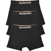 Lambretta Heren Essential Boxershorts (Set van 3) (Zwart)