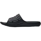 Under Armour Unisex Volwassenen Locker IV Sliders (Zwart/Wit)