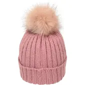 Mountain Warehouse Dames/Dames Geneva Borg gevoerde muts (Lichtroze)