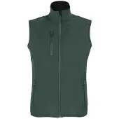 Sols Dames/dames Falcon Softshell gerecyclede bodywarmer (Bosgroen)