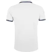Sols Heren Pasadena getipt korte mouw Pique Polo Shirt (Wit/Zwaar)