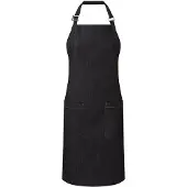 Premier Unisex Volwassenen Biologisch Fairtrade Gecertificeerd Denim Schort (Indigoblauw)