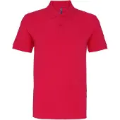 Asquith & Fox Heren Poloshirt met korte mouwen (Heet Roze)