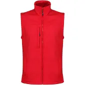Regatta Heren Flux Softshell Body Warmer (Klassiek rood/grijs)