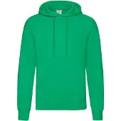 Fruit Of The Loom Unisex Volwassenen Klassiek Sweatshirt met capuchon (Kelly Groen)