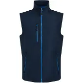 Regatta Heren Navigate Softshell 2-laags bodywarmer (Marine / Frans Blauw)