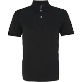 Asquith & Fox Heren Poloshirt met korte mouwen (Zwarte Heide)
