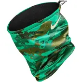 Nike Unisex Dri-FIT nekwarmer voor volwassenen 2.0 omkeerbaar (Zwart/Ruw Groen)