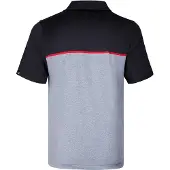 Under Armour Heren Playoff 3.0 gestreept poloshirt (Zwart/Rood/Zwart)