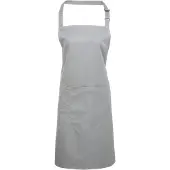 Premier Dames/Dames Kleuren Bipschort Met Zak / Werkkleding (Zilver)
