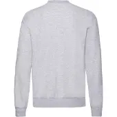 Fruit Of The Loom Heren Klassiek 80/20 Ingezet Sweatshirt (Heide Grijs)