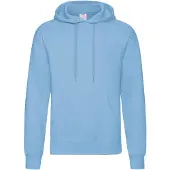 Fruit Of The Loom Heren Sweatshirt Met Capuchon / Hoodie (Hemel Blauw)