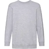 Fruit Of The Loom Kids / Kinderen Klassieke Drop Schouder Sweatshirt (Heide Grijs)