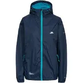 Trespass - Dames Qikpac Waterdichte en Opbergbare Shell Jas (Navy)