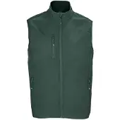 Sols Heren Falcon Softshell gerecyclede bodywarmer (Bosgroen)