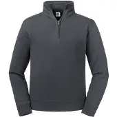 Russell athletic Russell Heren Authentieke Kwartier Ritssweatshirt (Konvooi Grijs)