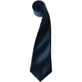Premier Herensatineband (Smalblad) (Marine)