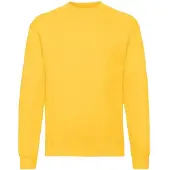 Fruit Of The Loom Heren Klassiek 80/20 Ingezet Sweatshirt (Zonnebloem)