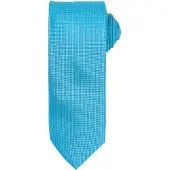 Premier Heren Micro Waffle Formal Work Tie (Pakket van 2) (Turquoise)