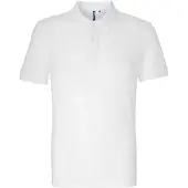 Asquith & Fox Heren Poloshirt met korte mouwen (Wit)