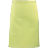Premier Dames/Dames Mid-Length Apron (Pakket van 2) (Kalk)