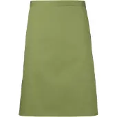Premier Dames/Dames Mid-Length Apron (Pakket van 2) (Oase Groen)