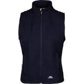 Trespass - "Mereb TP50" damesvest, lichtgewicht, model TP6993 (maat S), marineblauw met melange-effect