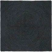 vidaXL Vloerkleden Donkergrijs 160 x 160 cm Jute