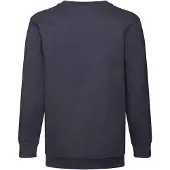 Fruit Of The Loom Kids / Kinderen Klassieke Drop Schouder Sweatshirt (Deep Navy)