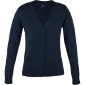 Sols Vrouwen/dames Golden V Neck Cardigan (Marine)