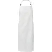Premier Unisex Volwassenen Biologisch Fairtrade Gecertificeerd Volledig Schort (Wit)