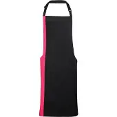 Premier Uniseks Contrast Werkkleding Schort (Pack of 2) (Zwart / Rood)