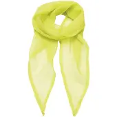 Premier Uniseks sjaal van chiffon in kleuren voor volwassenen (Kalk)