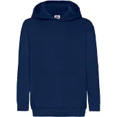 Fruit Of The Loom Oudere kinderen Unisex Classic 80/20 Hoodie (Marine)