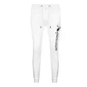 Aquascutum Heren Joggingbroek met logo (Wit)