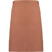 Premier Dames/Dames Mid-Length Apron (Pakket van 2) (Kastanje)